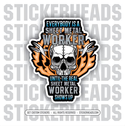 sheet metal worker decals|Union Sheet Metal Worker Stickers for Sale .